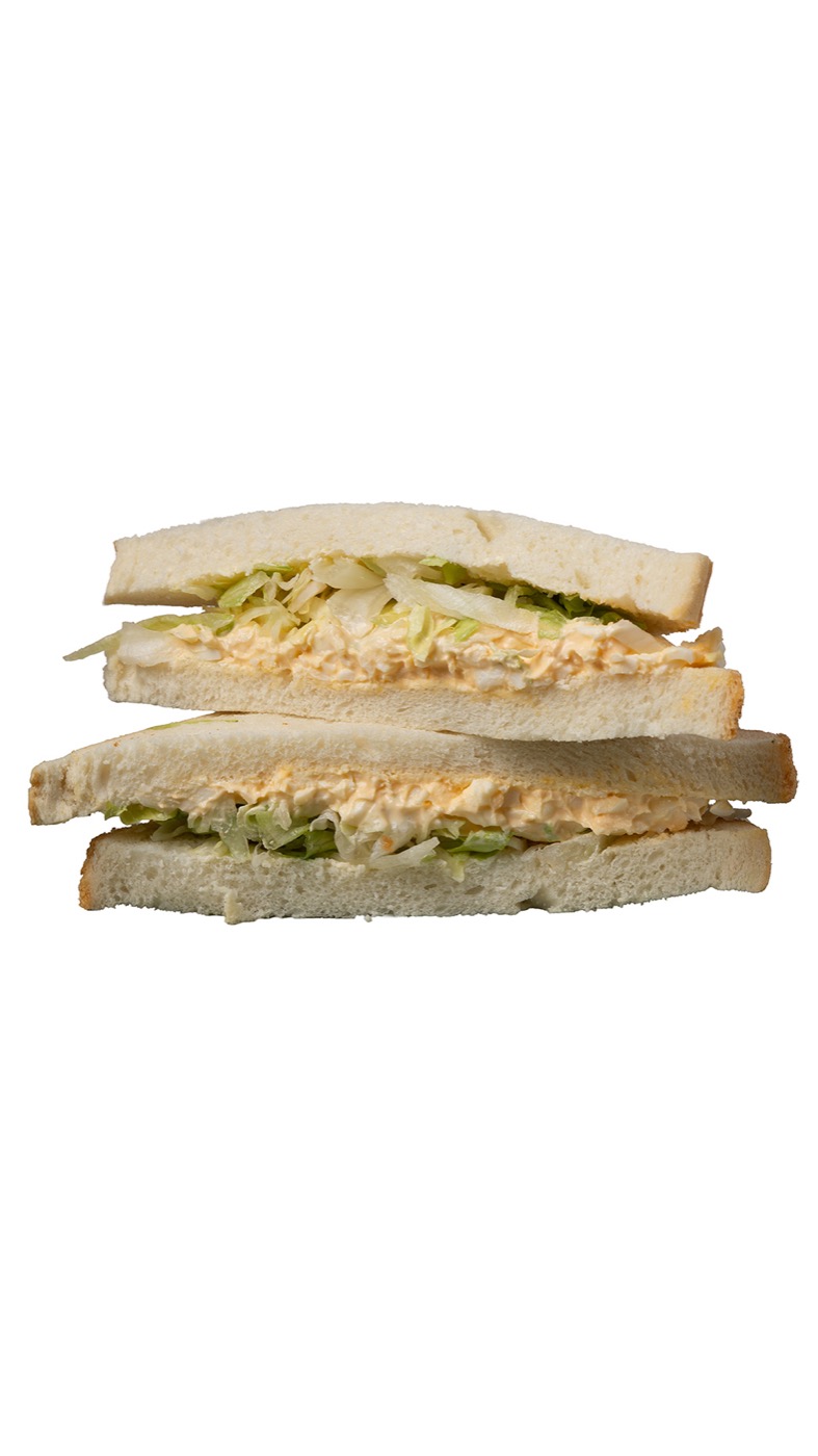 Original phone photo of Egg Mayo Sandwich sent in by a café